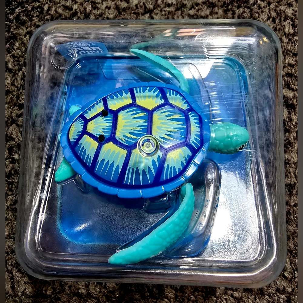ZURU Robo Alive Swimming Turtle Water Activated Toy NEW Sealed Blue Batteries In - Picture 5 of 8